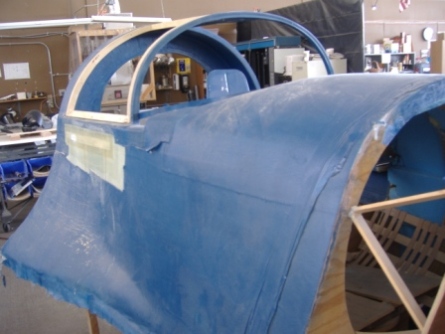 Modell av Lynx cockpit