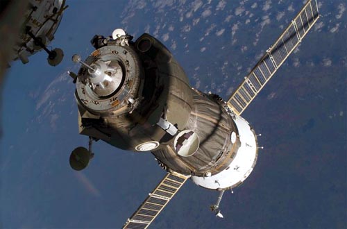 Soyuz TMA-12 på väg mot ISS